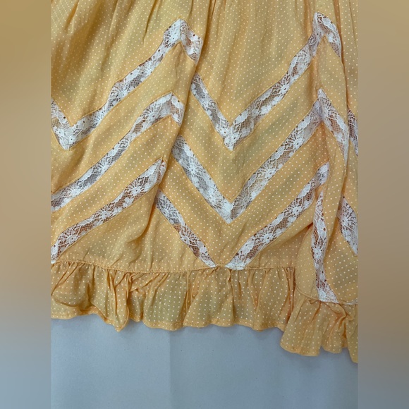 Free people light orange dress. Size small. - Picture 3 of 4